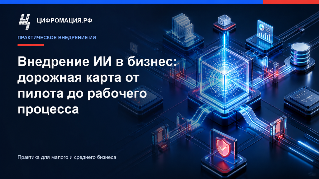 Внедрение ИИ в бизнес: дорожная карта от пилота до рабочего процесса