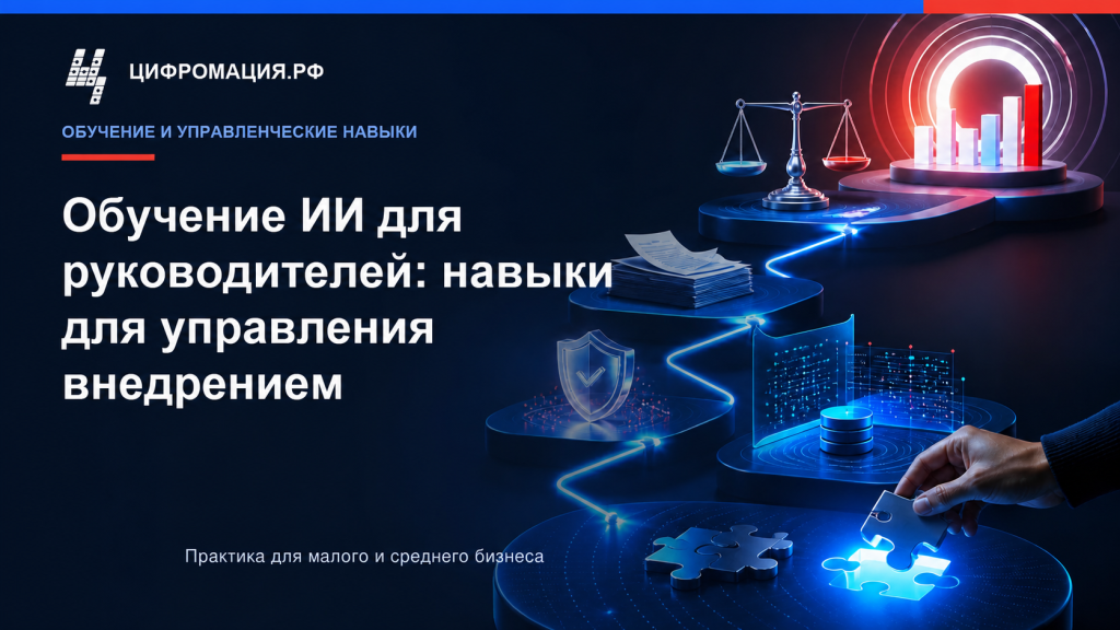 Обучение ИИ для руководителей: навыки для управления внедрением
