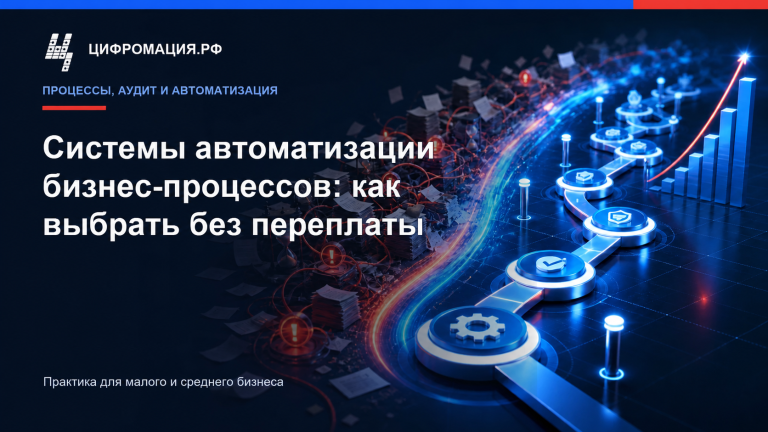 Системы автоматизации бизнес-процессов: как выбрать без переплаты