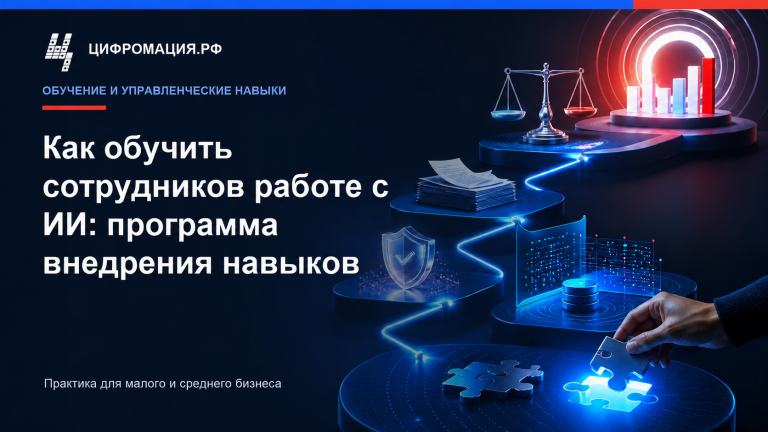 Как обучить сотрудников работе с ИИ: программа внедрения навыков