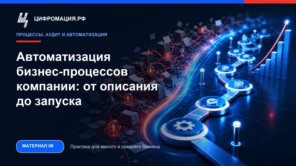 Автоматизация бизнес-процессов компании: от описания до запуска